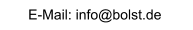 E-Mail: info@bolst.de
